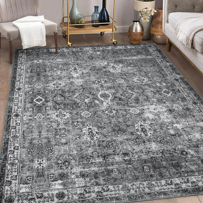 Elegant Easy Care Machine Washable Area Rug