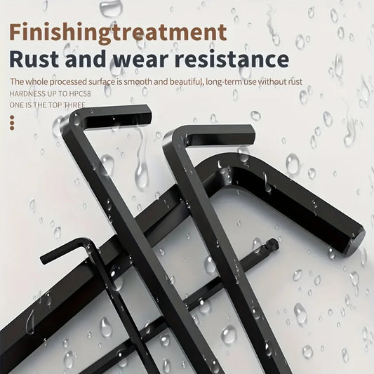 Ball End 9-Piece Key Allen Wrench Set