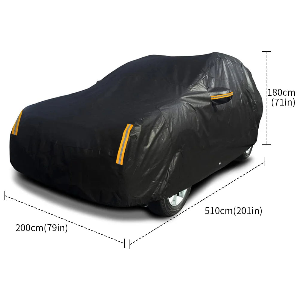 All Weather Protection Scratch Safe Universal SUV Car Cover