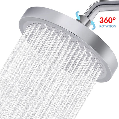High Pressure Adjustable Stainless Steel Rainfall Shower Head