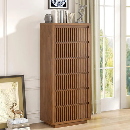 Fluted 9-Drawer Dresser Adds Vintage Charm, Storage & Style